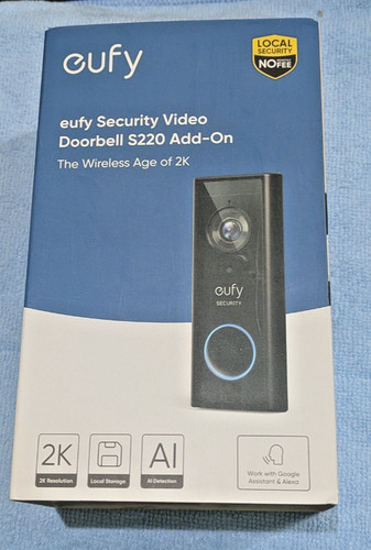Eufy video doorbell add on - 2k, add-on