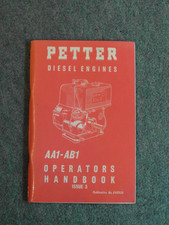 PETTER DIESEL ENGINES AA1 AB1