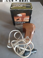 Vintage Car/ Camper Van 12v Hair Dryer Plugs Into Cigarette Lighter 