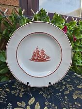 Vintage Wedgwood - Flying Cloud Ship -Red Jacket  Salad/Dessert Plate 8¼"