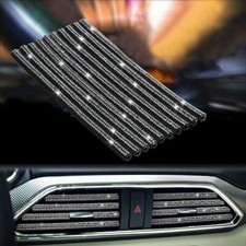 Bling Car Air Conditioner Vent Outlet U-Shape Seal Strip Trim Decal Accessories 