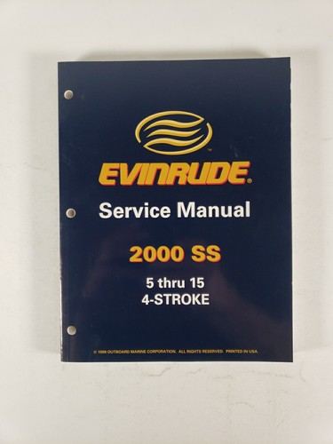2000 evinrude service - ss,