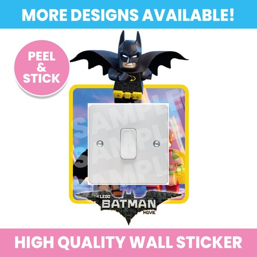 Batman light switch surround - light,