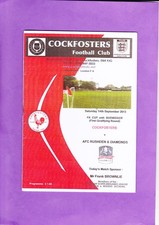 Cockfosters v AFC Rushden & Diamonds  13/14