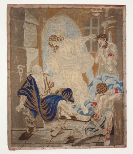 C19th berlin woolwork - c19th,