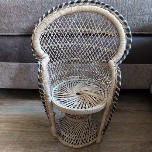 Vintage miniature rattan - miniature,