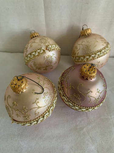 Vtg glass victorian - vtg, christmas