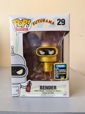funko pop! futurama gold bender 2015 summer convention exclusive