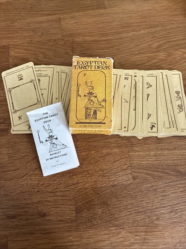 Vintage 1980 egyptian tarot - vintage,