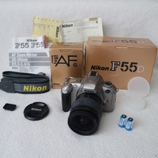 Nikon F55D with AF-G Nikkor 28-80mm 35mm Film Camera Kit Great Condition -Tested