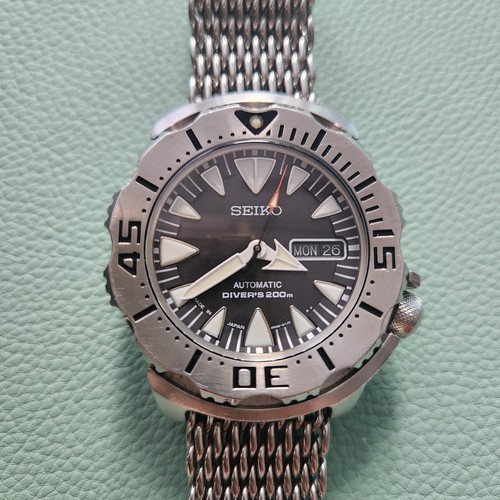 Seiko srp307j1 black - black, monster