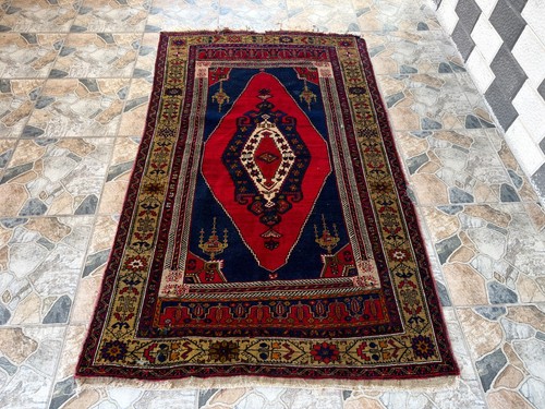 Turkish anatolian rug vintage - turkish,