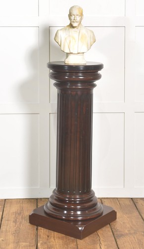 19th century mahogany - mahogany, column