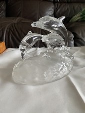 Crystal Dolphin Mother & Calf
