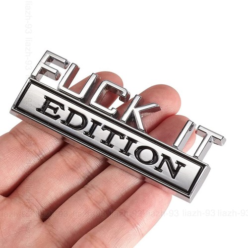 Silver fuck edition - edition, logo