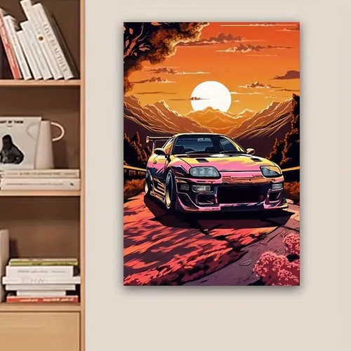 Sports car wall art - wall,