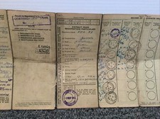 FORDSON VAN PETROL 1939 CLASSIC VINTAGE RF60 LOGBOOK MEMORABILIA