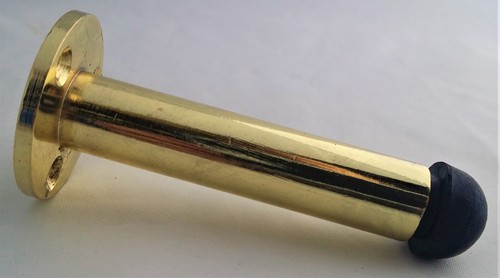 Brass finish door stop - door,