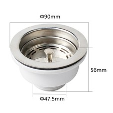 Waste Kit Sink Strainer PP