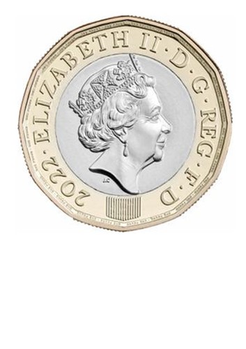 2022 one pound coin - ,