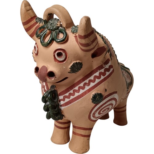 Handcrafted bull figurine - handcrafted,