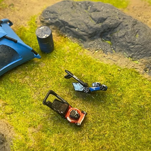 Lawn mower detailed scale - mower,