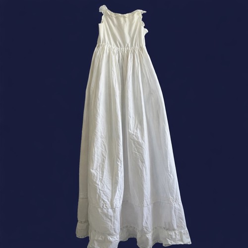 Cotton christening under gown - cotton,