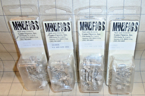Minifigs british guns with - minifigs:,