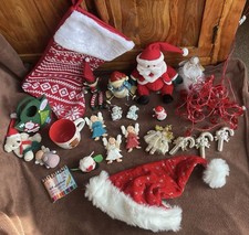 Christmas Decorations & Novelties Girls Christmas Bundle Stocking Elf Xmas Decs