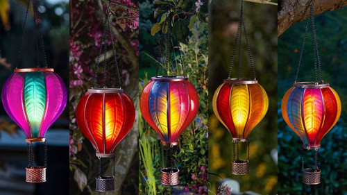 Solar led air balloon - solar,