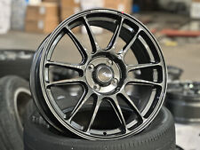 New 17x7J Advanti AMEROS Flow Formed 4x100 HONDA TOYOTA MAZDA KIA GREY (4 WHEEL)