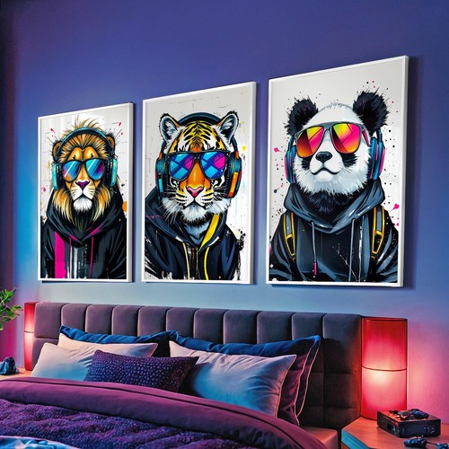 Animal gaming prints - animal,