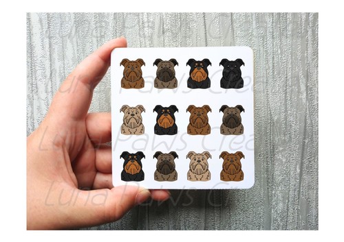 Brussels griffon coaster - brussels,