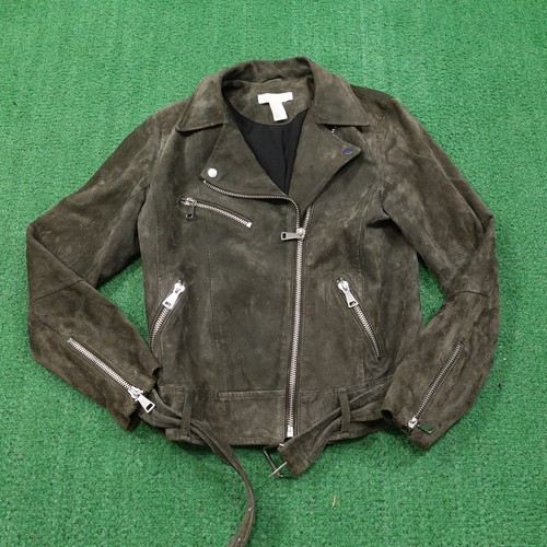 Suede leather biker - biker, style