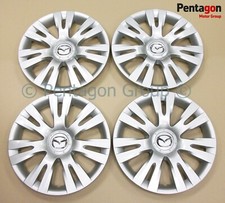 New Genuine Mazda 2 2007-2014 x4 15" Steel Wheel Trim Cover Cap DF7137170
