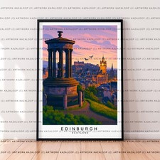 Edinburgh Sunset Art