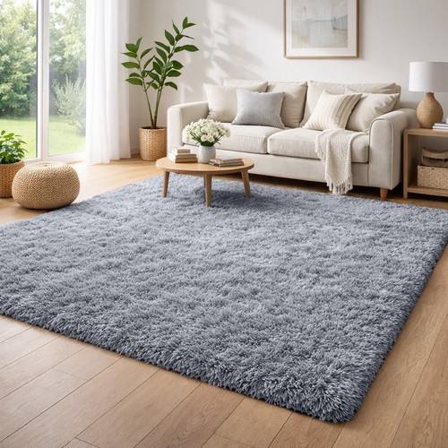 Fluffy rugs anti slip - fluffy,