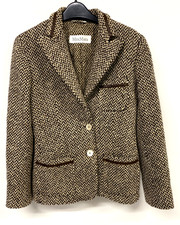 MaxMara Wool Tweed Blazer UK 8