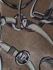 GUCCI SILK NECK TIE BEIGE