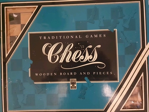 Vintage wooden chess - wooden,