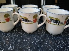 WOOD & SONS HOLLY COTTAGE MUGS