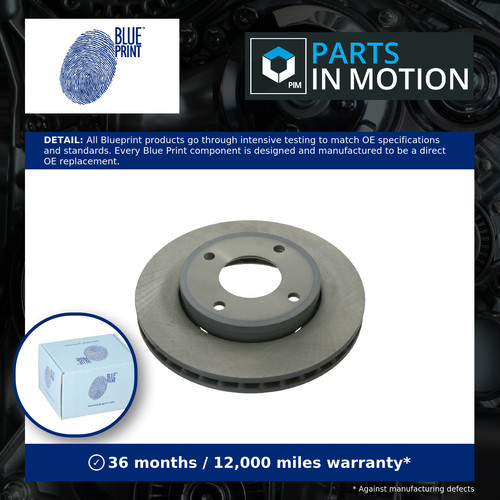 Brake discs pair vented - 2x,
