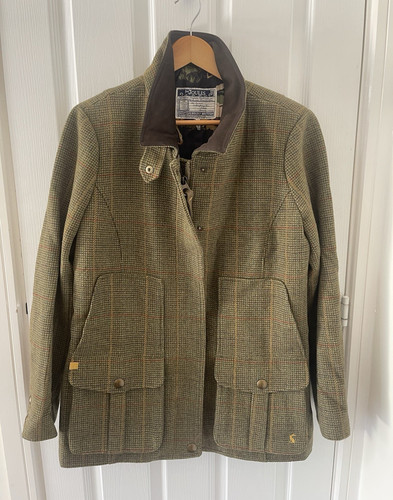 Joules tweed check jacket - tweed,