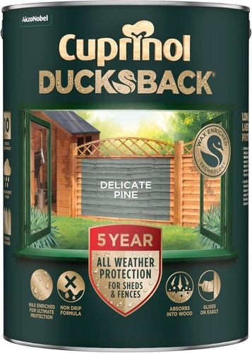 Cuprinol ducksback fence - ducksback,