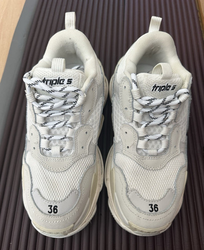 Balenciaga triple white low - triple, s