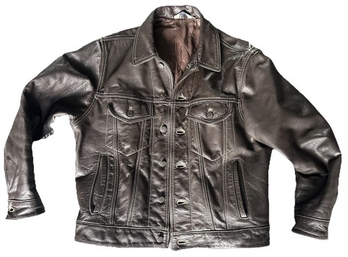 Levi s trucker leather - trucker,
