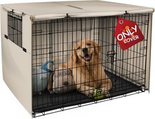 Explore Land 48 inches Dog Crate Cover Durable Polyester Pet Kennel Cover Univer