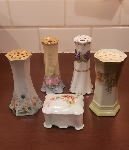 Vintage antique porcelain hat - porcelain,