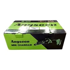 ANGSEEN Mini Chainsaw 21V Cordless 6 Inch Electric Portable Green