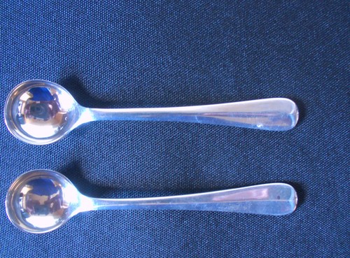 Solid silver pair - silver, large